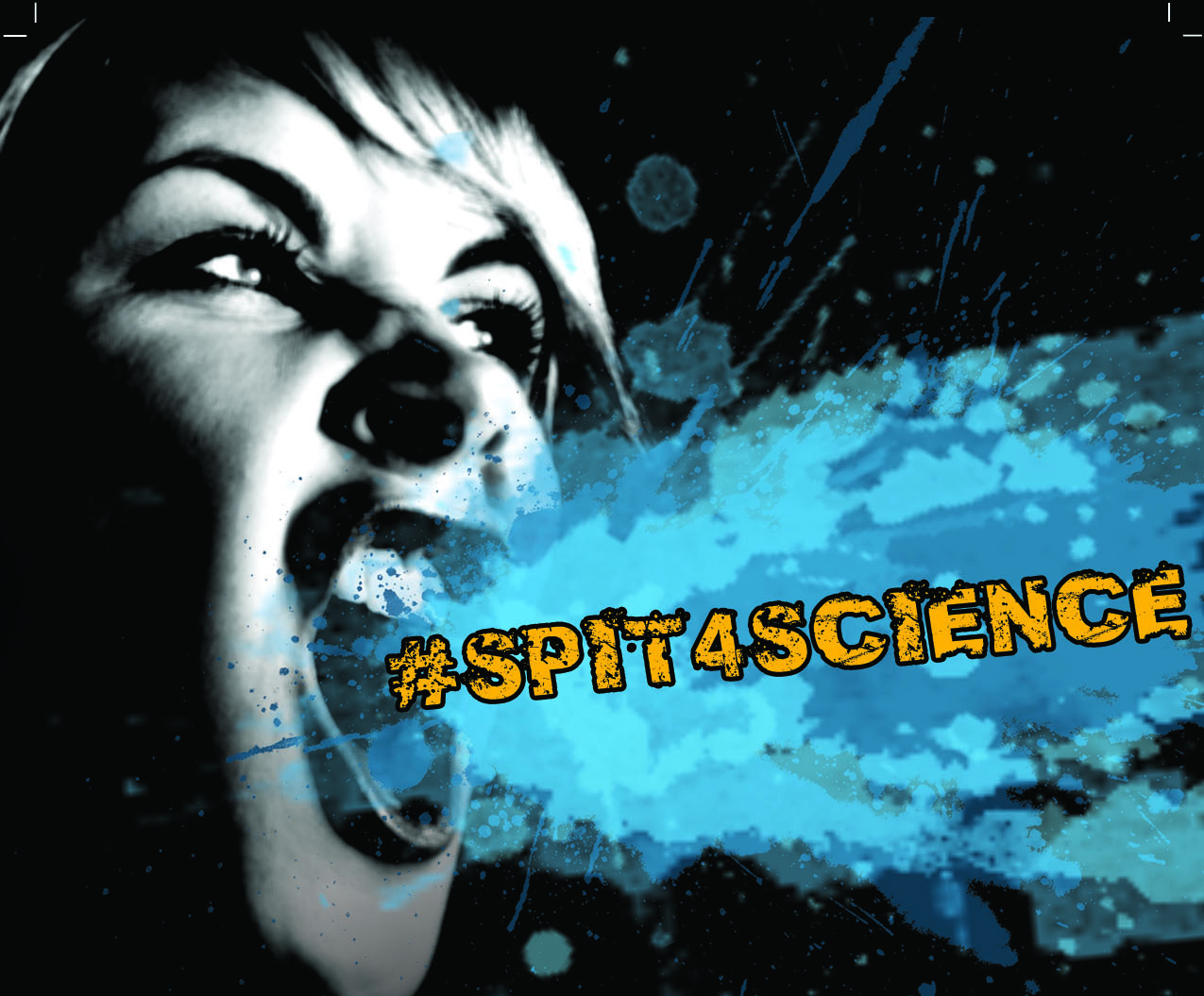 Advertisement for Spit for Science